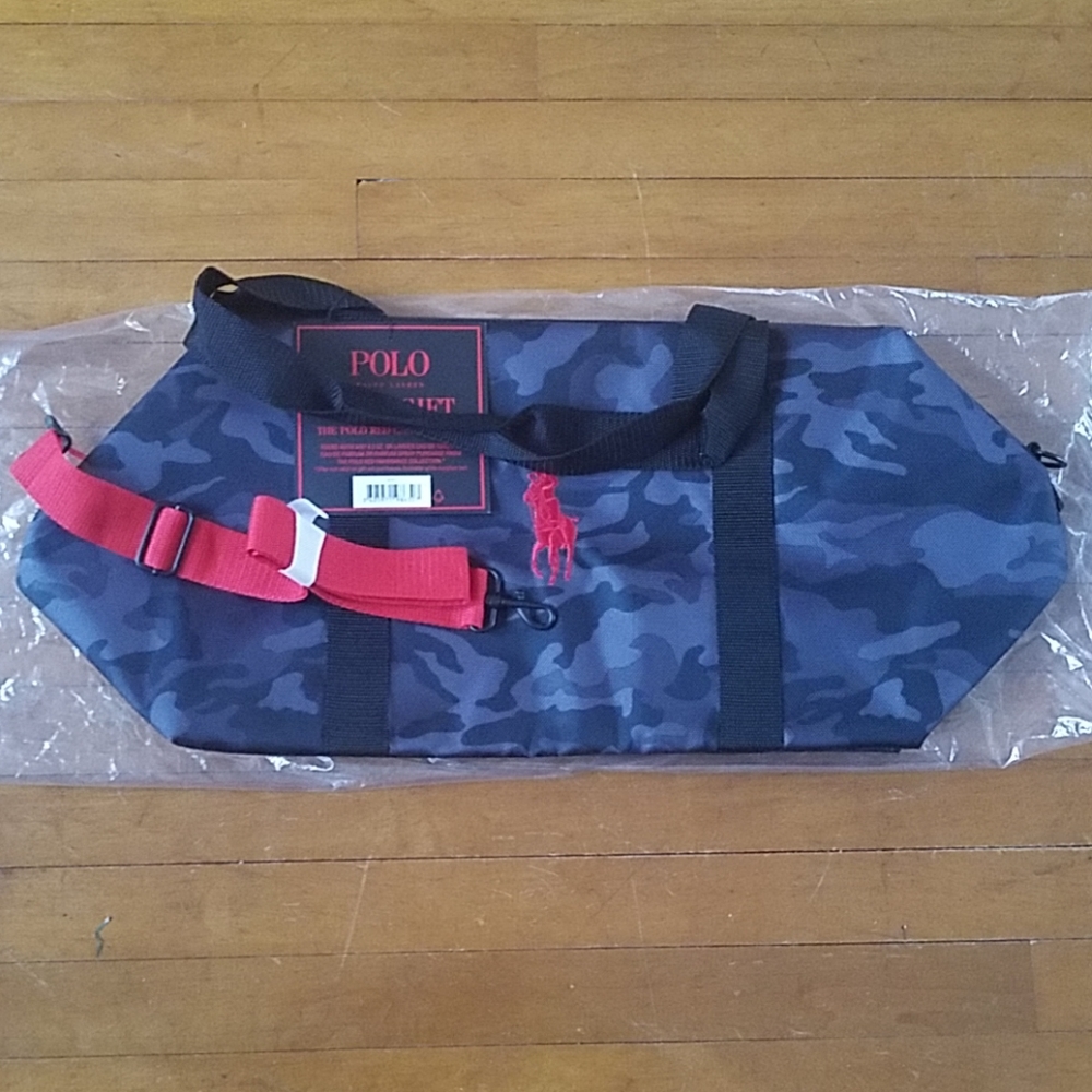 New Camo Print Polo Duffel Bag!!!